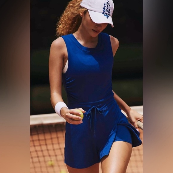 FP Movement Free People Easy Does It Dress size small Atlantic Blue golf tennis - Picture 2 of 13